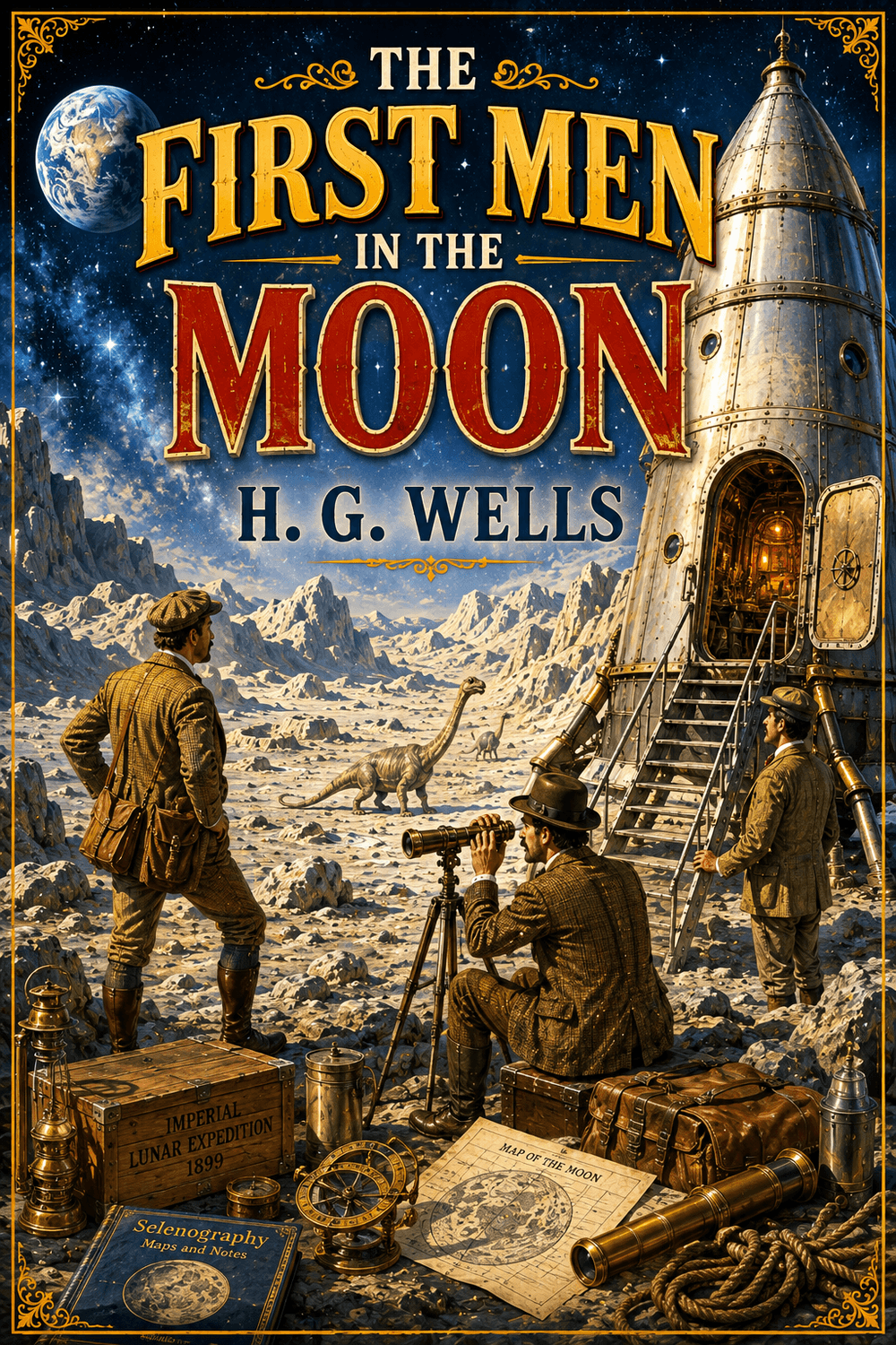 The First Men in the Moon — H. G. Wells
