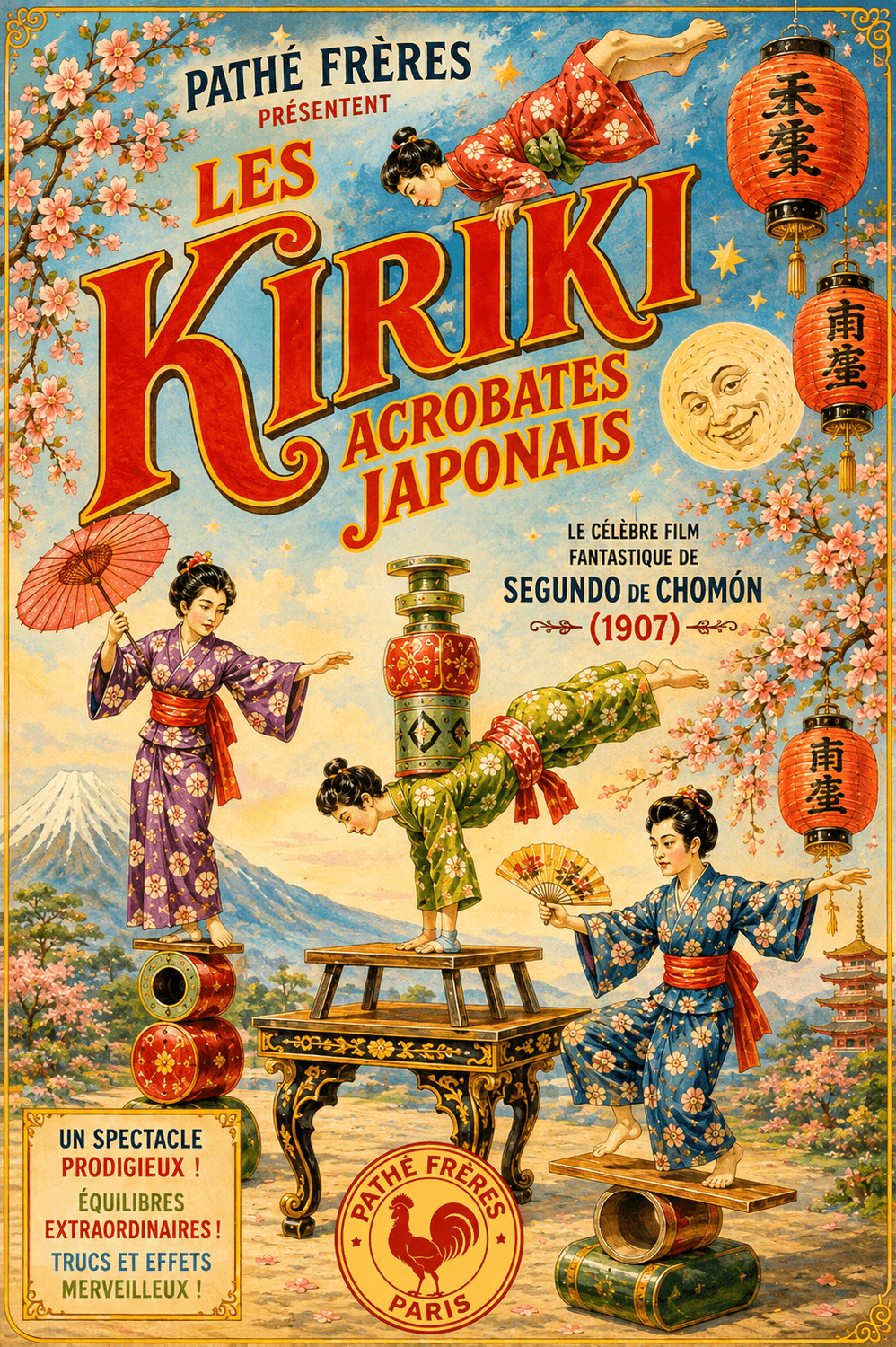Les Kiriki, acrobates japonais (The Kiriki, Japanese Acrobats) poster