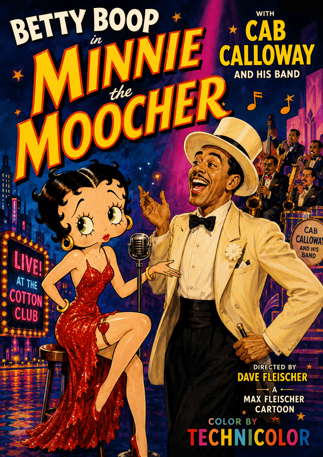 Minnie the Moocher — Betty Boop poster