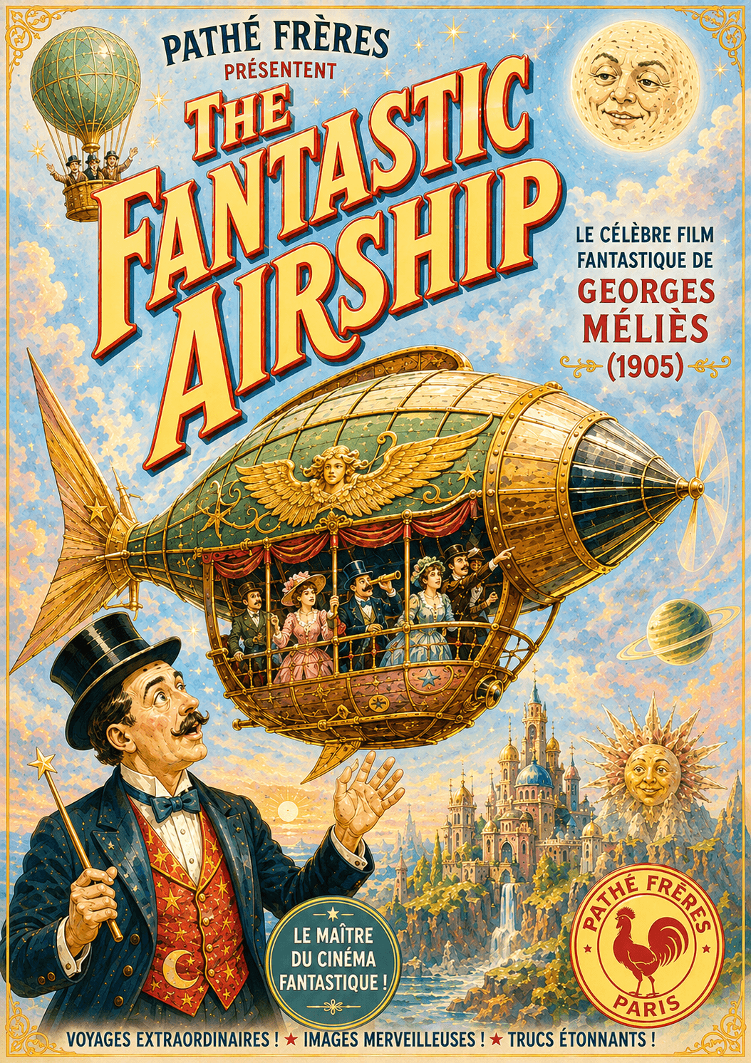 Le Dirigeable fantastique (The Fantastic Airship) poster