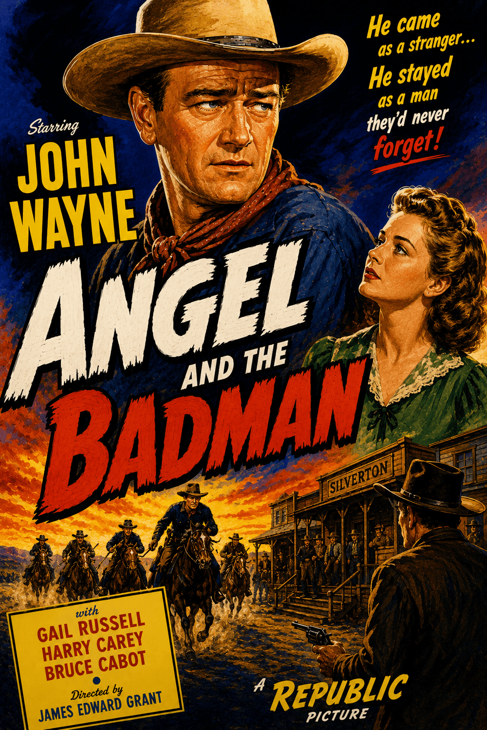 Angel and the Badman poster