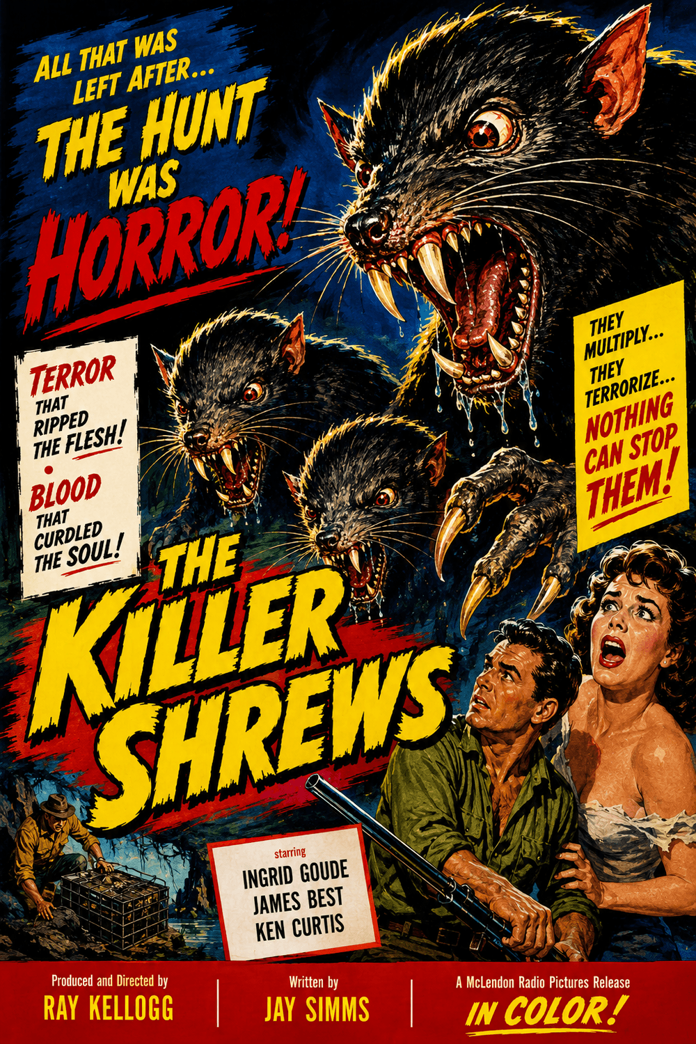 The Killer Shrews (1959) poster