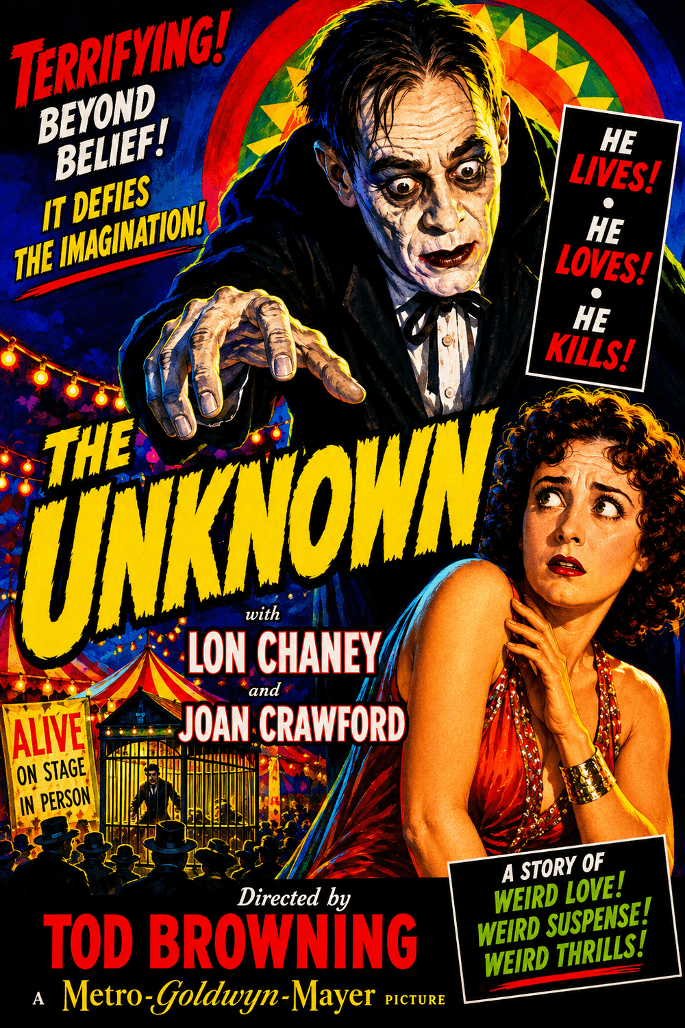 The Unknown (1927) poster