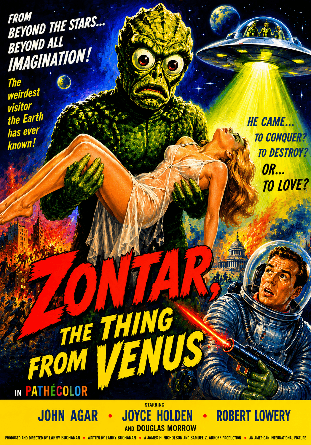 Zontar, the Thing from Venus (1966) poster