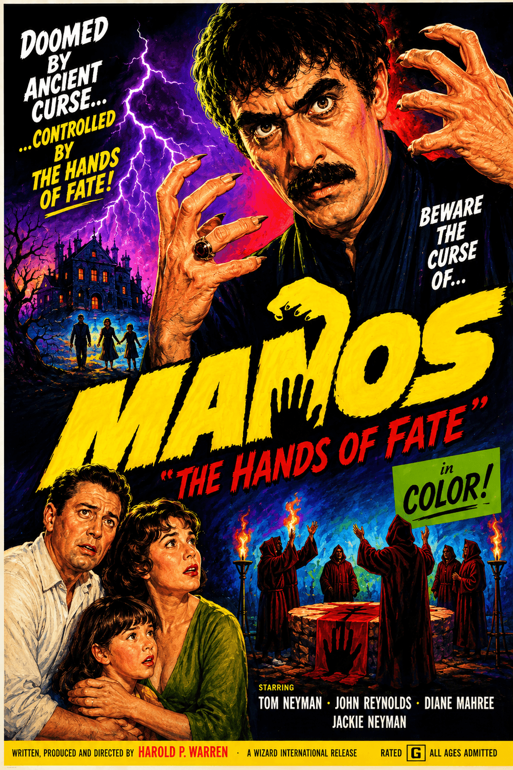 Manos: The Hands of Fate (1966) poster