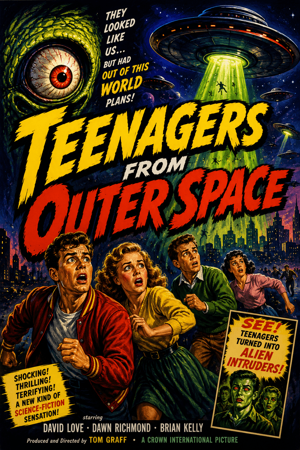 Teenagers from Outer Space poster