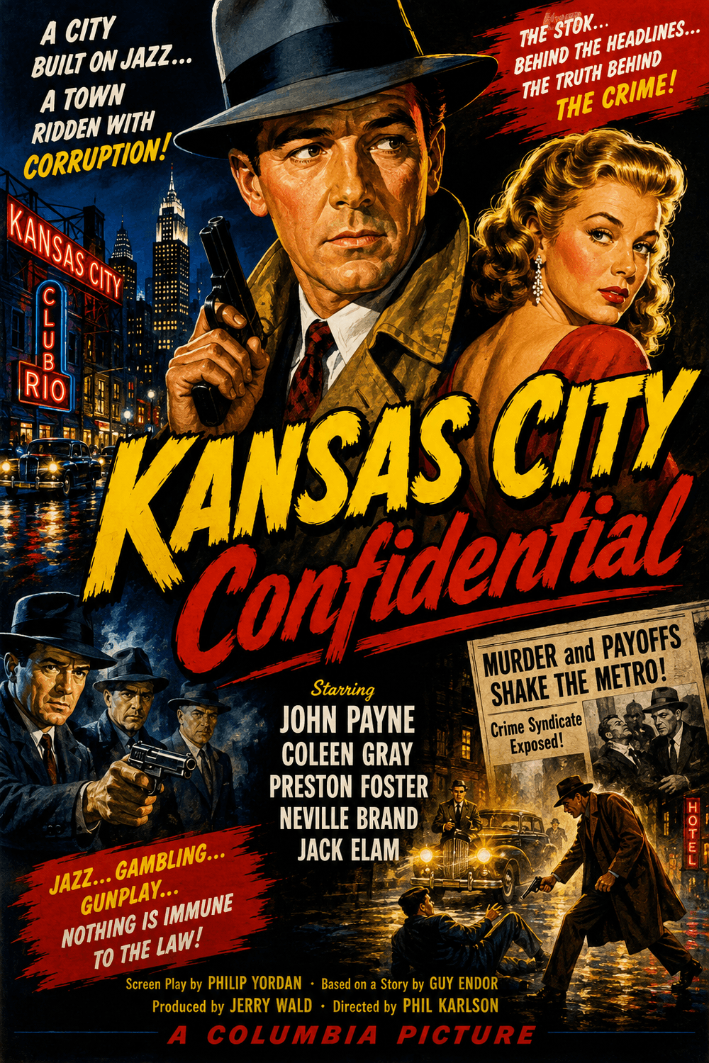 Kansas City Confidential poster