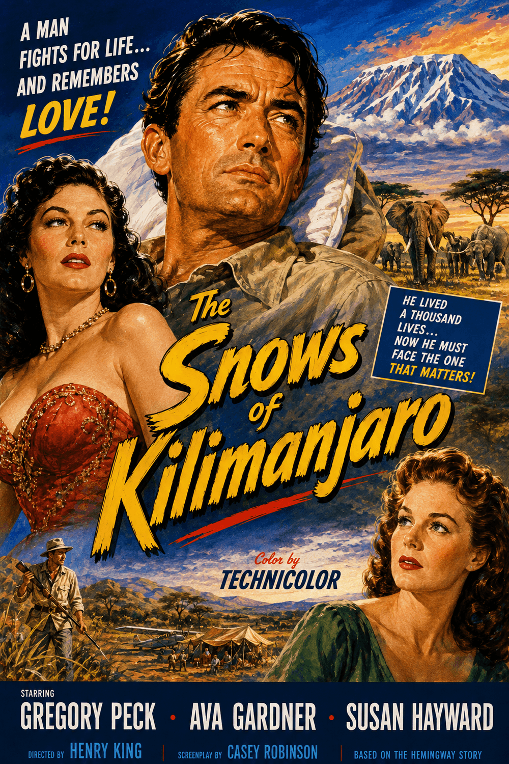 The Snows of Kilimanjaro poster