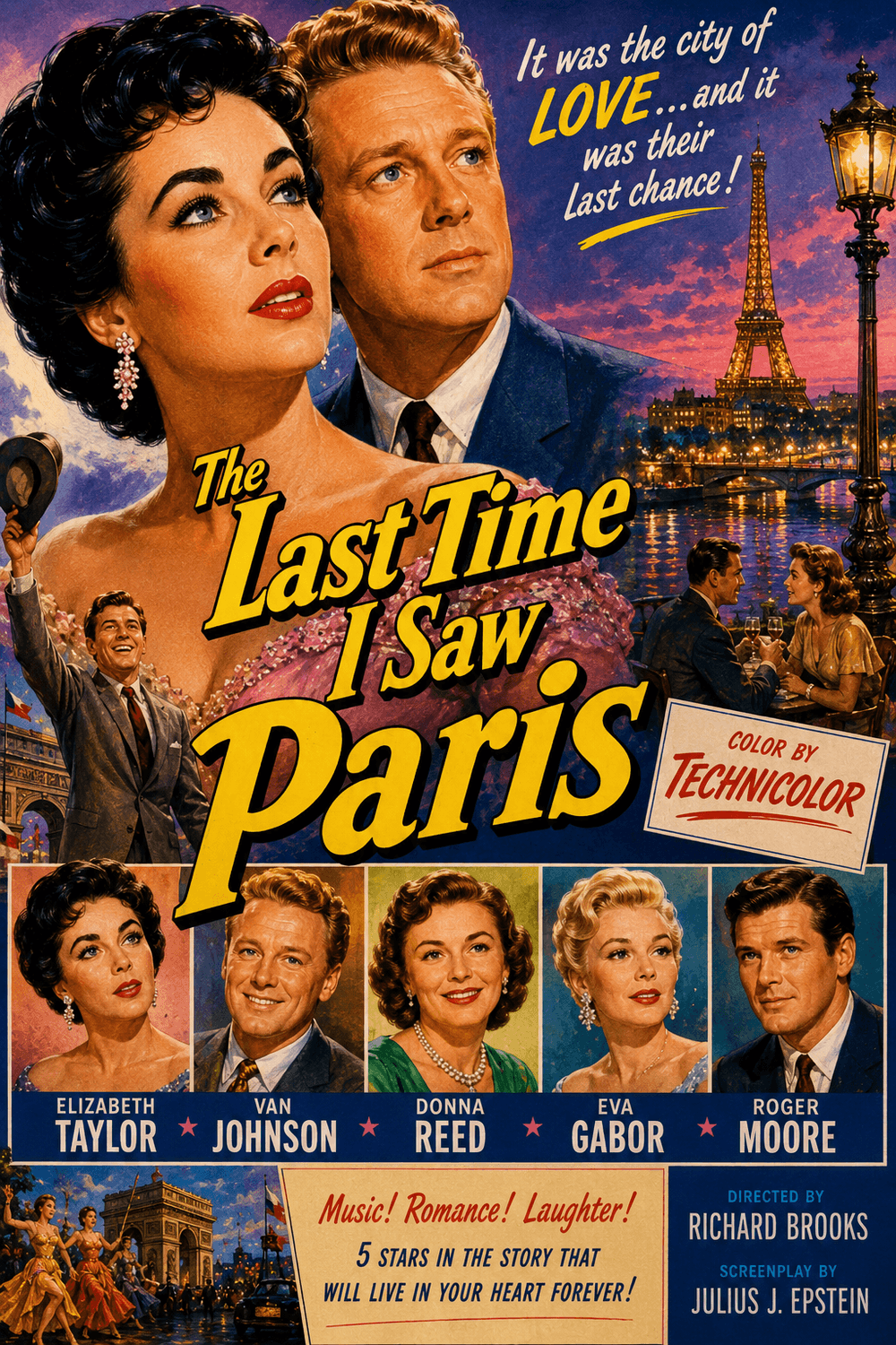The Last Time I Saw Paris poster