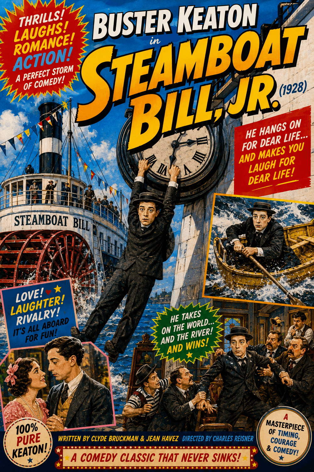Steamboat Bill, Jr. poster