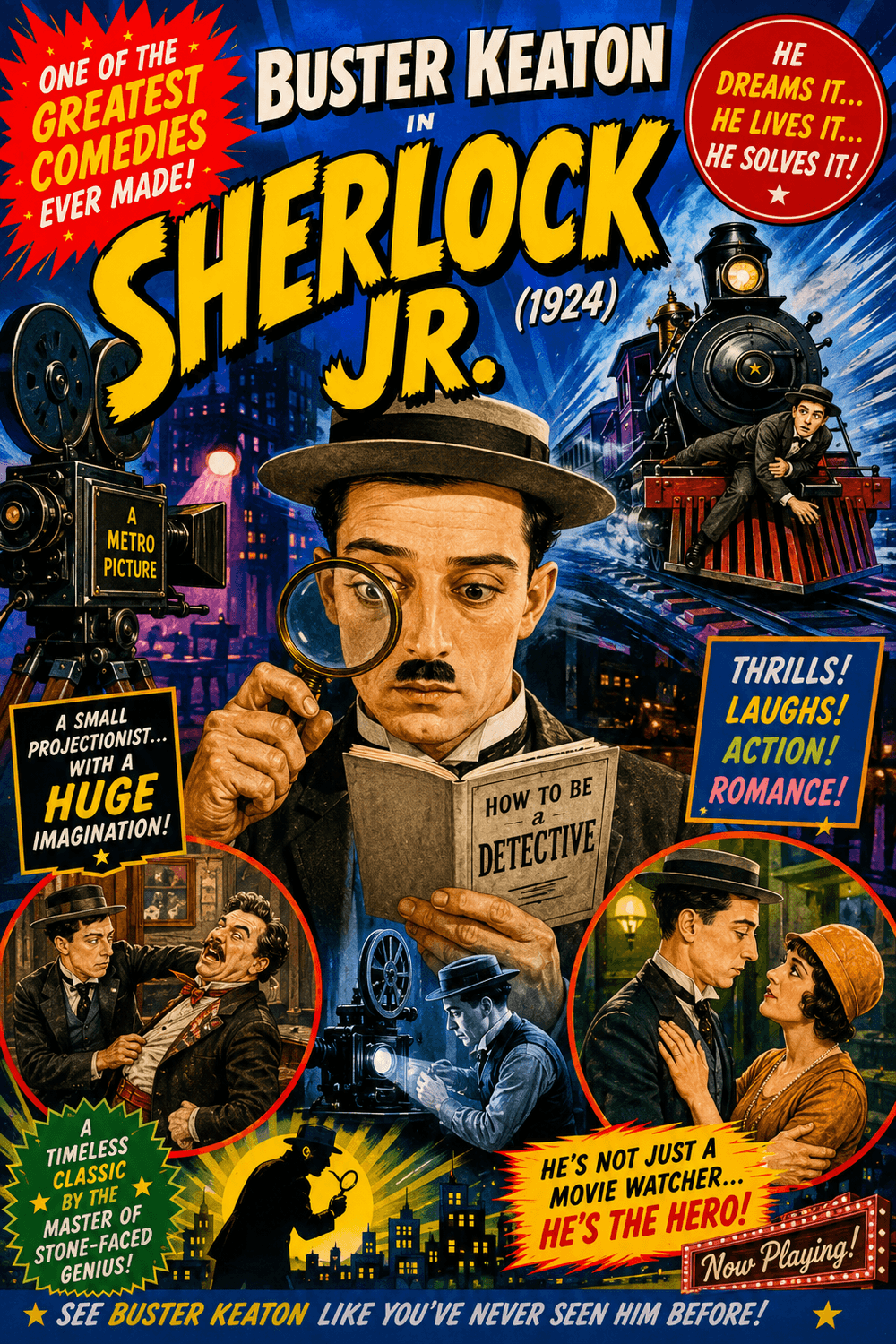 Sherlock Jr. poster