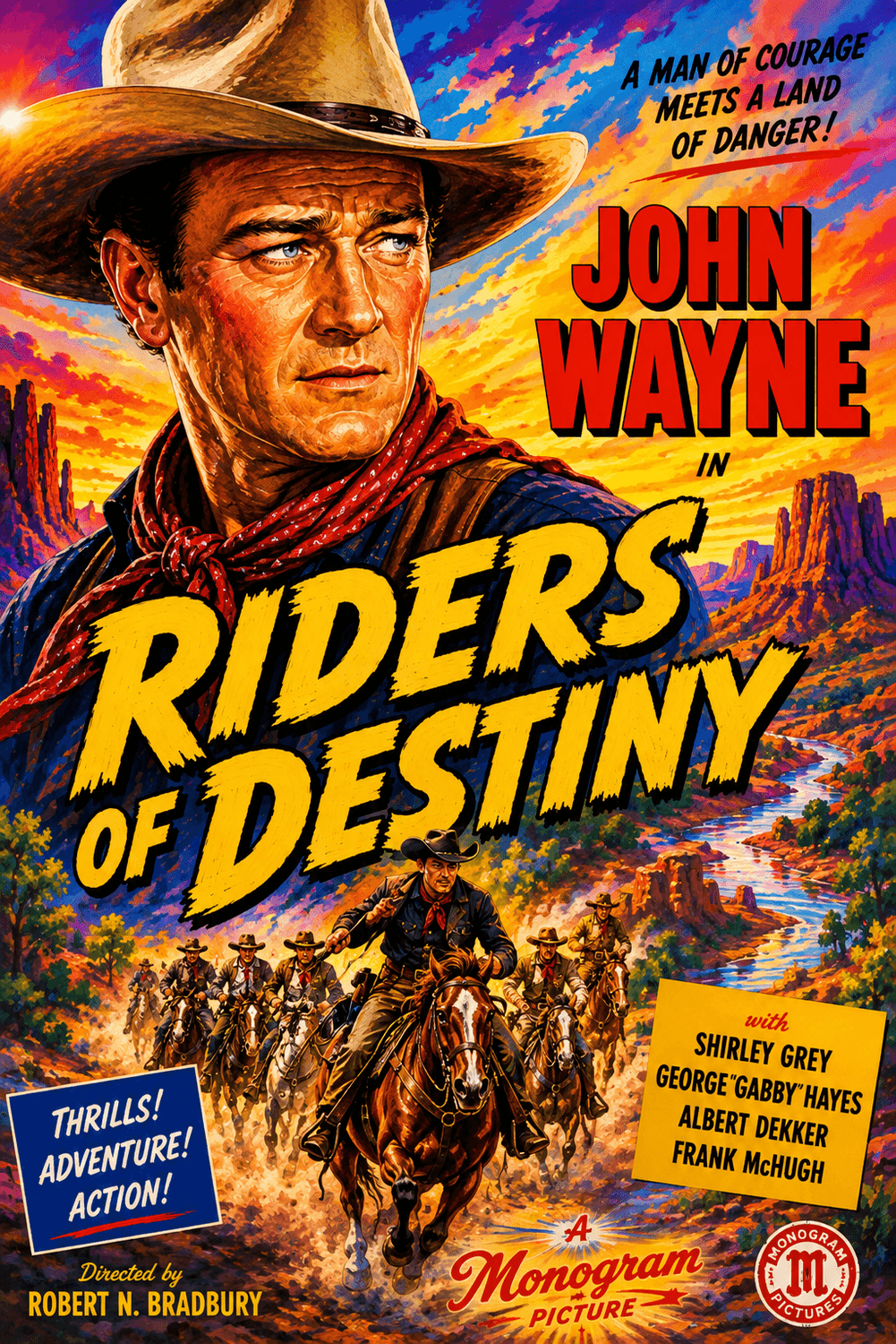 Riders of Destiny poster