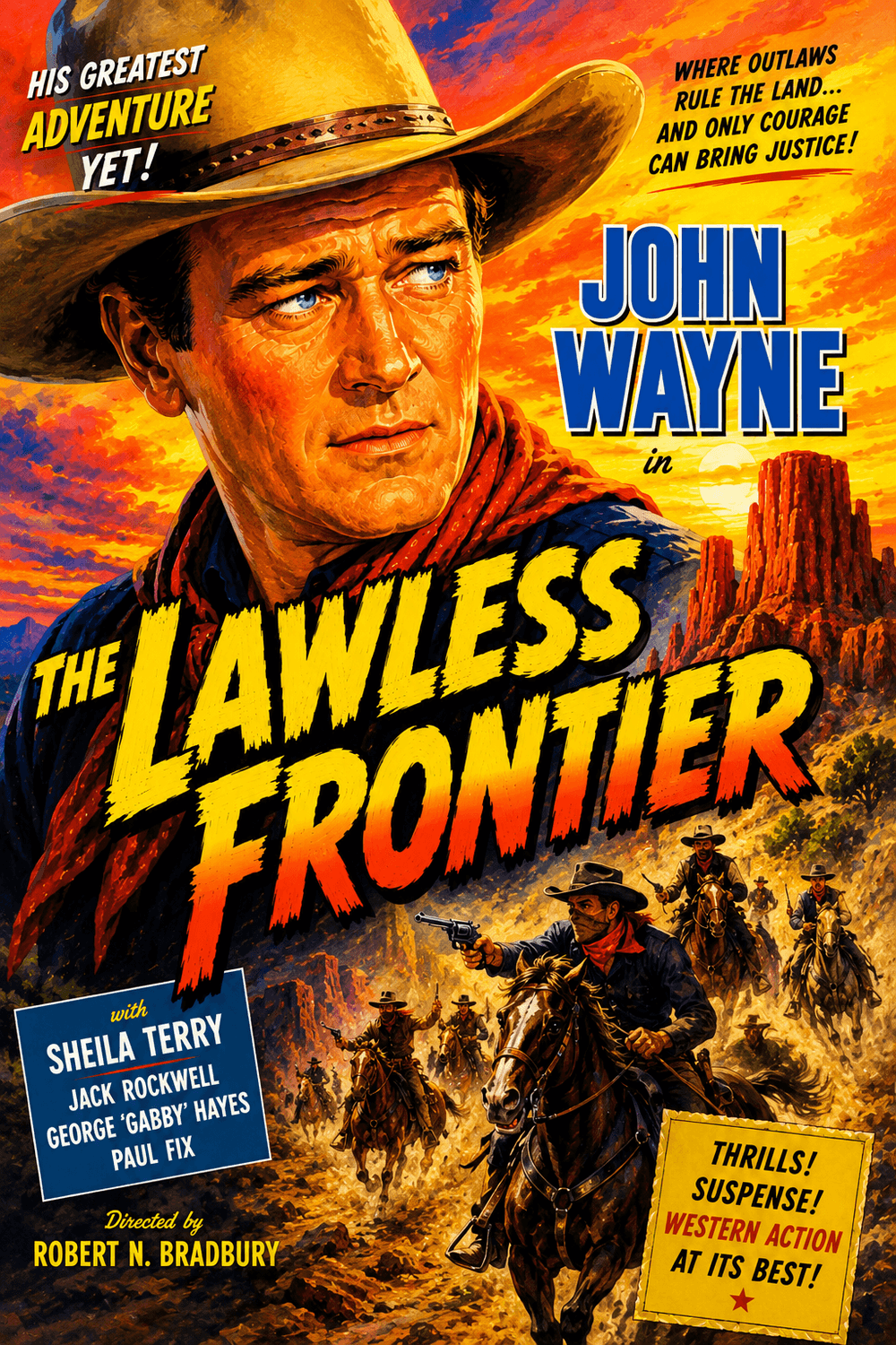 The Lawless Frontier poster