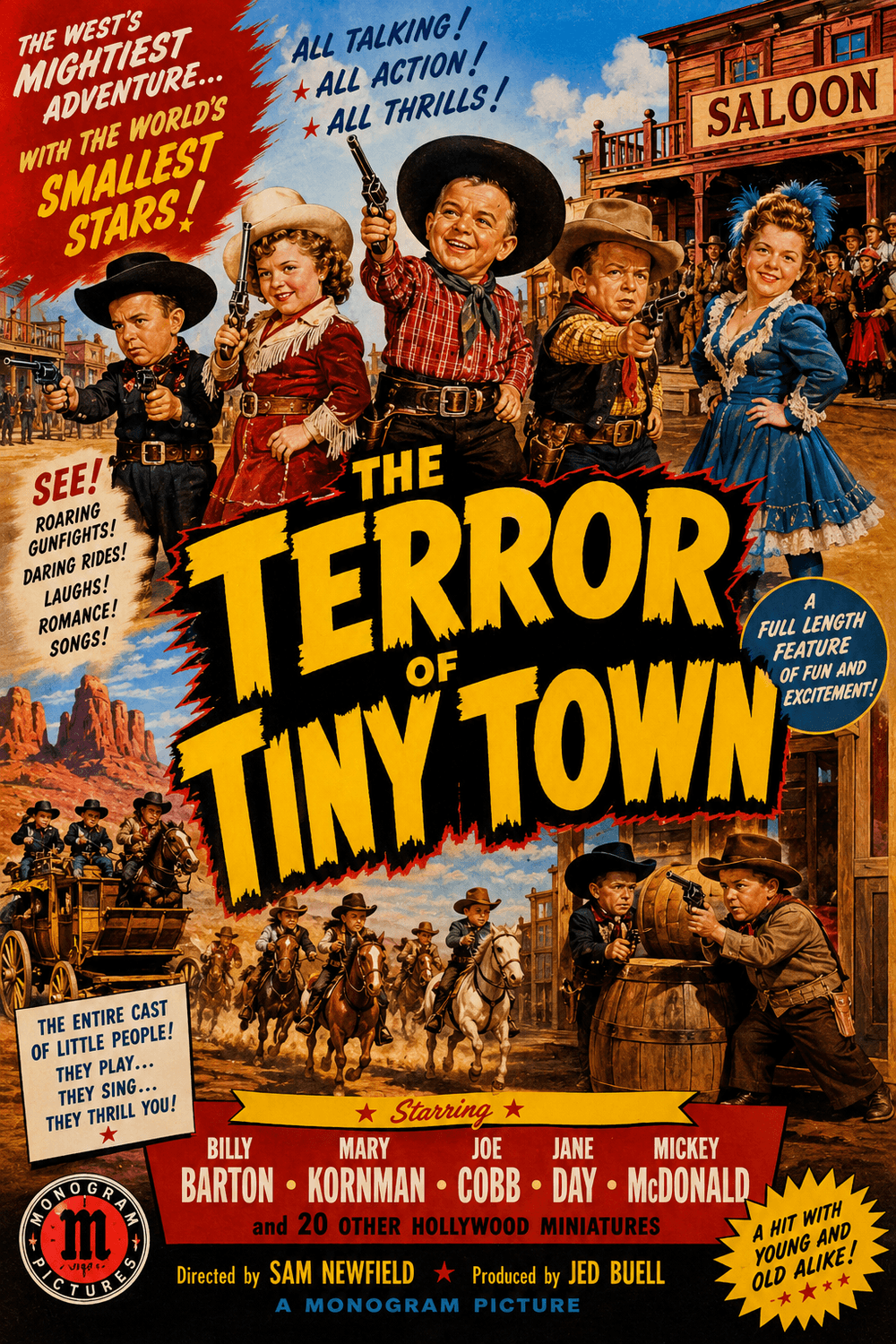 The Terror of Tiny Town poster