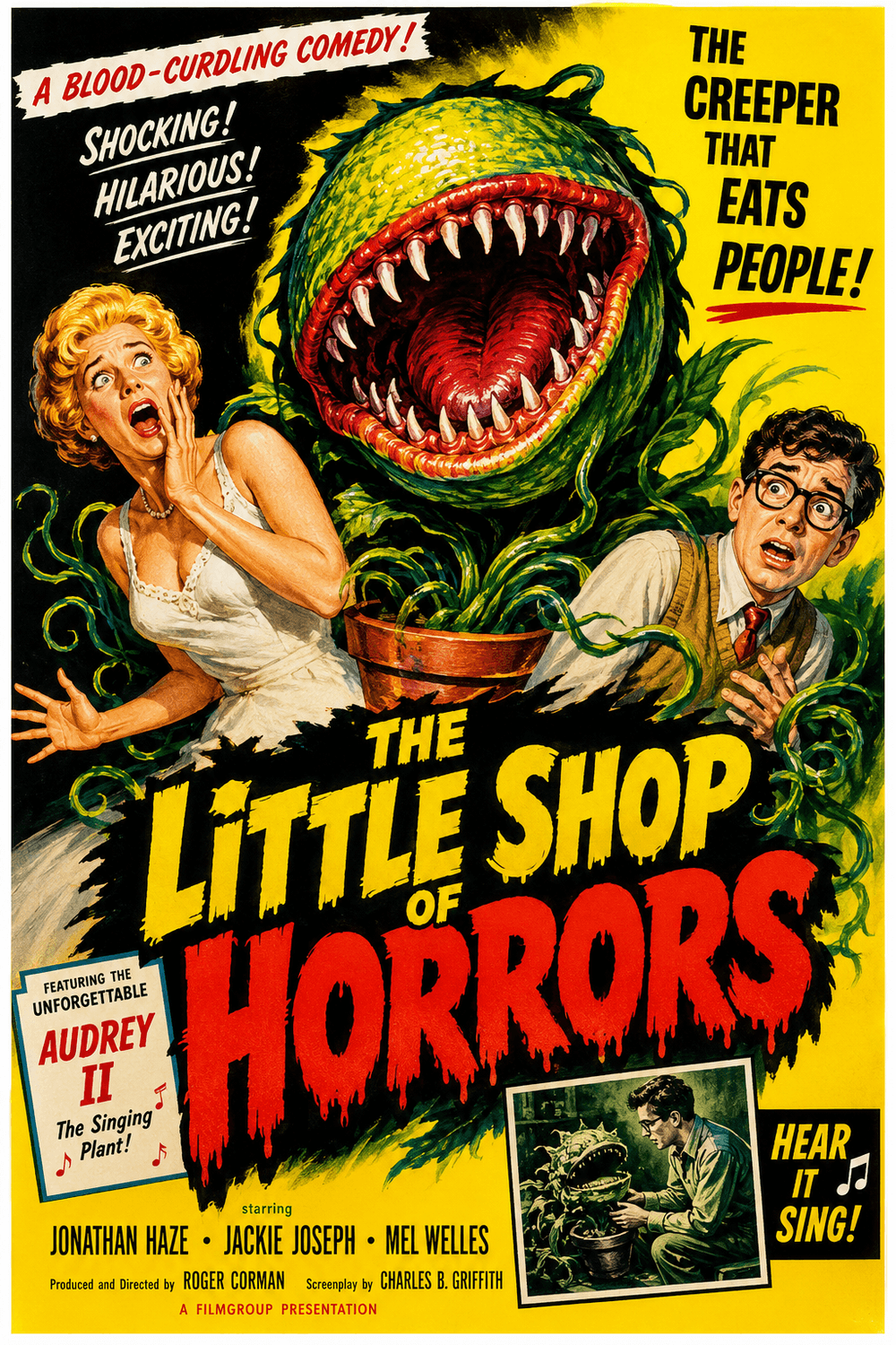 The Little Shop of Horrors poster