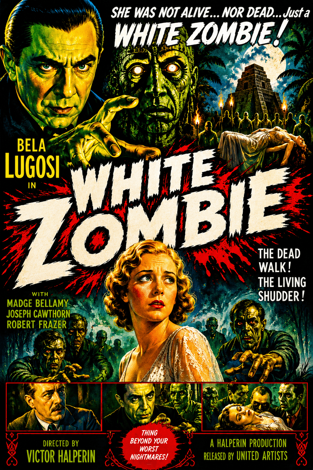 White Zombie poster