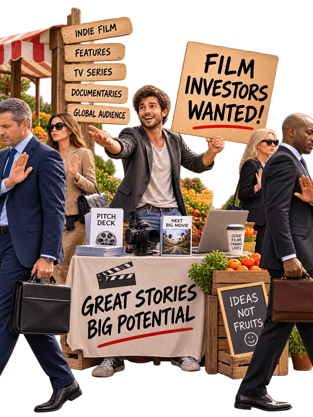 Finding real investors