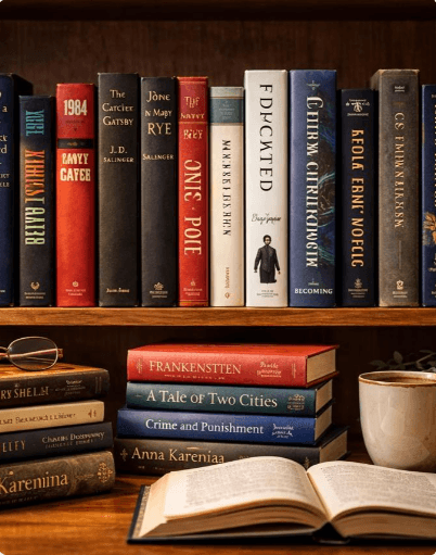 Books for inspiration and discovery