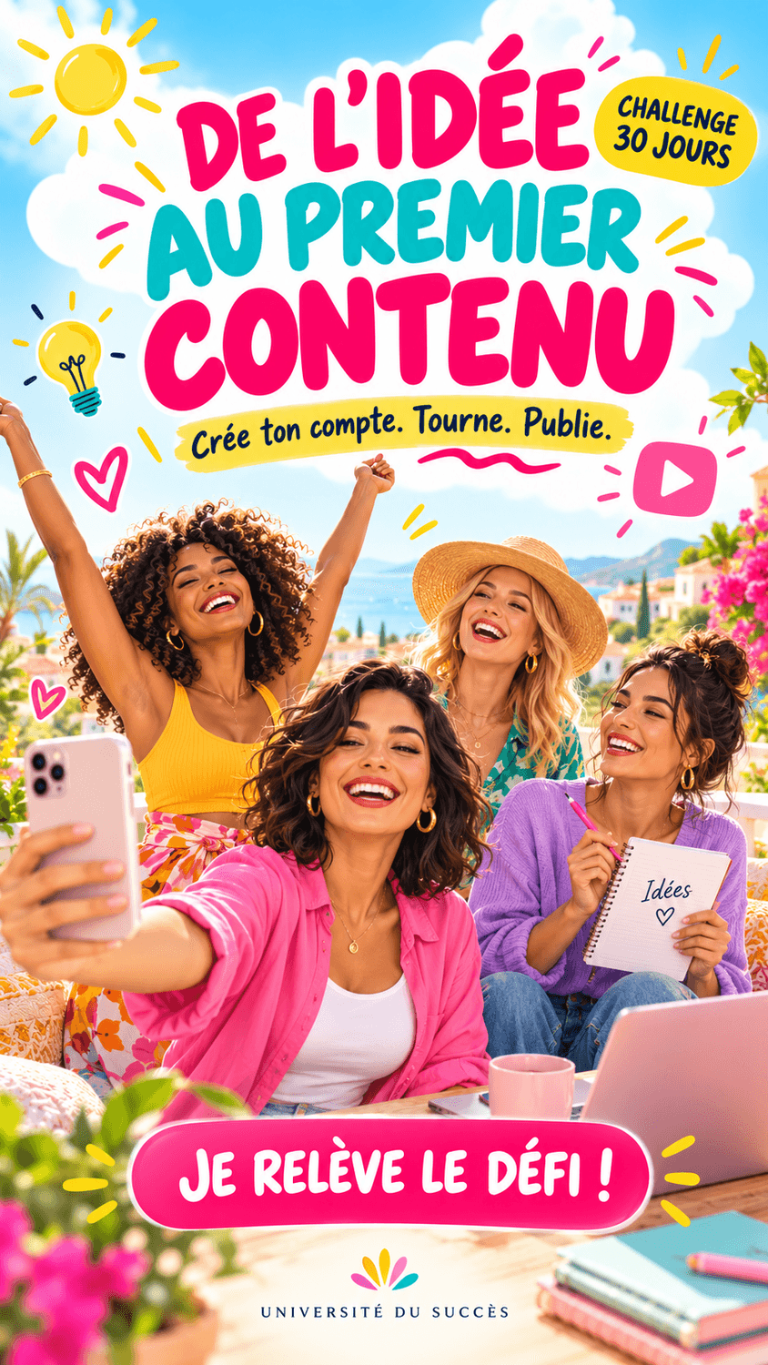 De l’idée au premier contenu