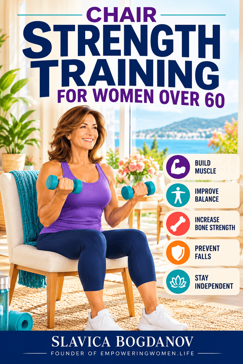 Chair Strength Training for Women Over 60 book cover