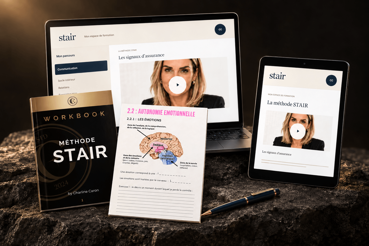 La méthode STAIR en vidéo avec son cahier d’exercices