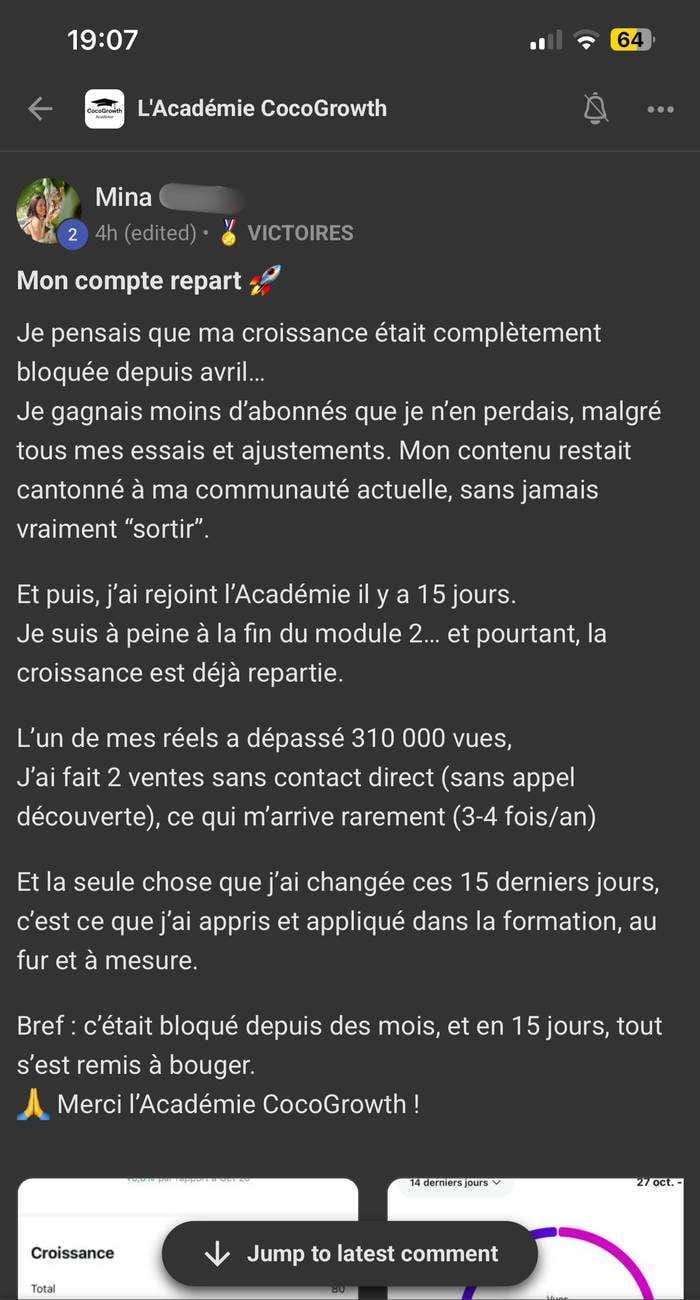 Mina — Compte repart