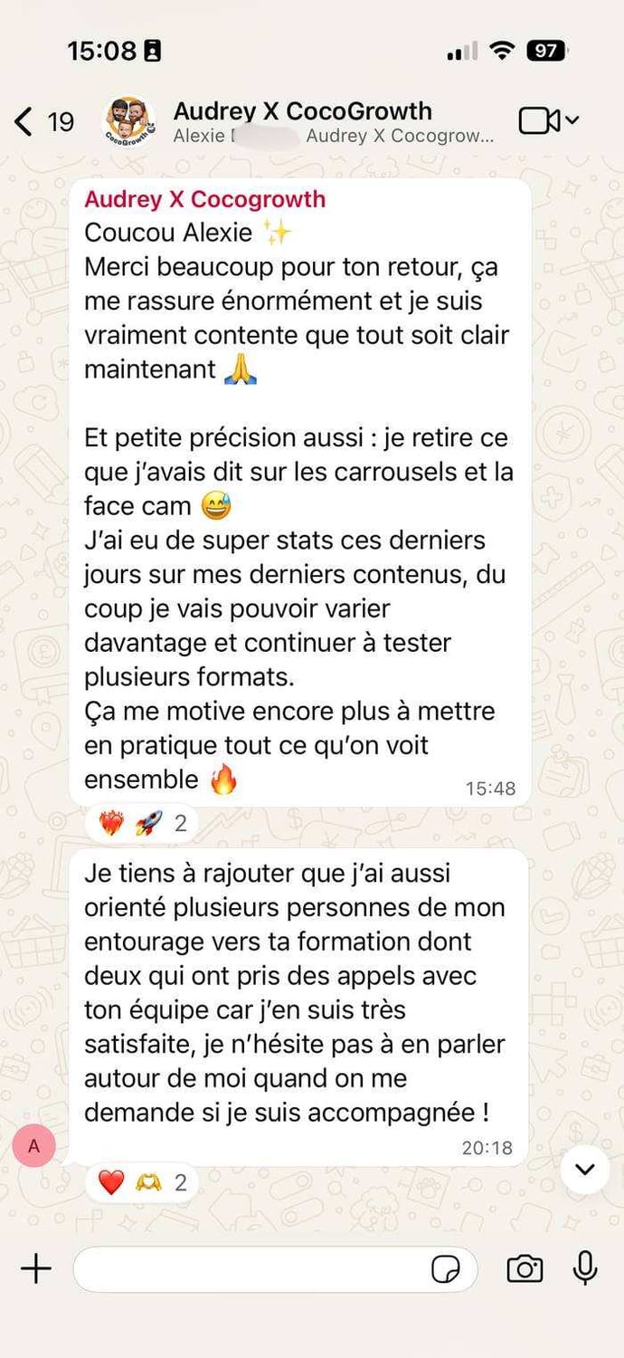 Audrey — recommande