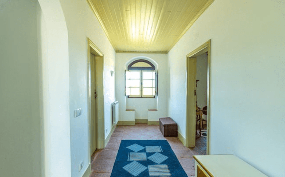 Sala de arreios e picadeiro