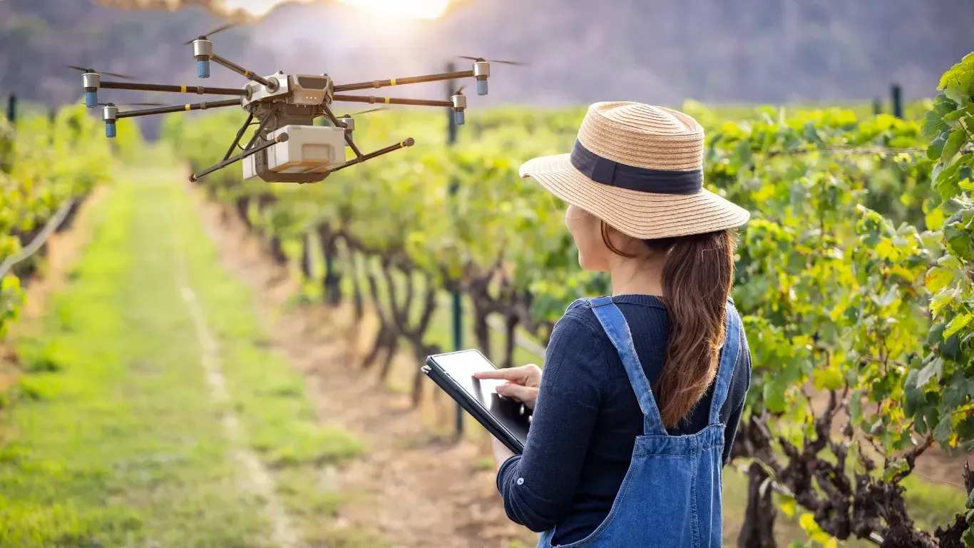 imagem de um drone representando a importância de um bom marketing para o publico alvo.