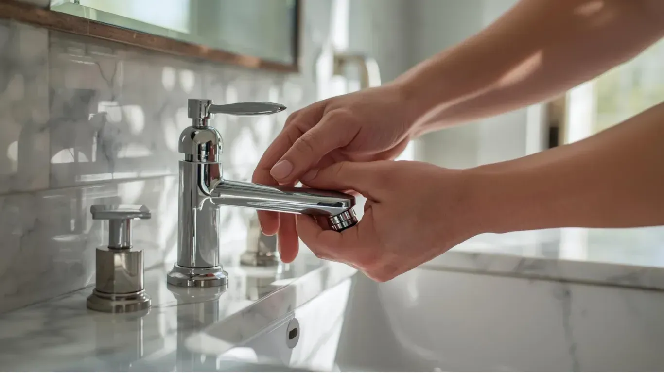Pequenos reparos em imóvel antes da venda para evitar objeções como por exemplo uma simples torneira. 