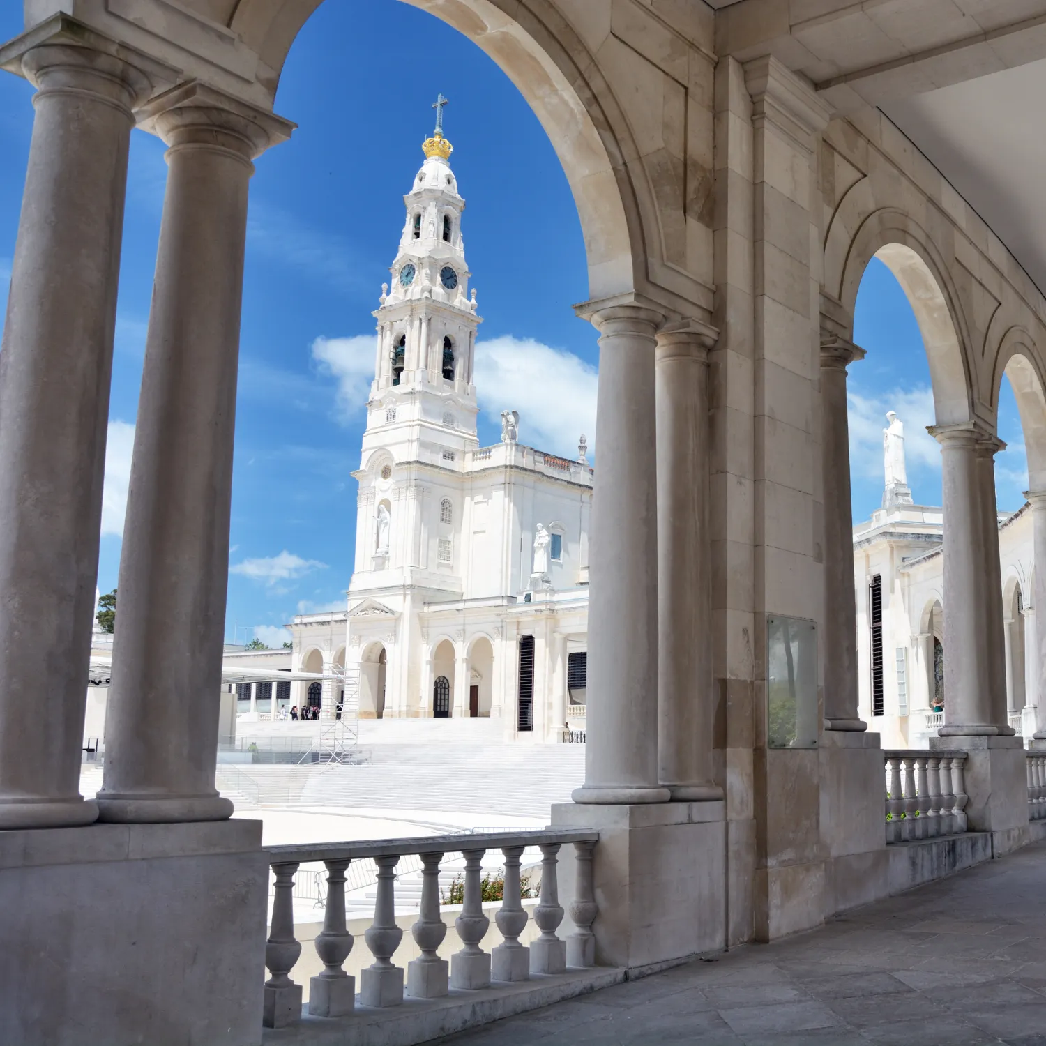 imagem do santuário de Fátima em Fátima