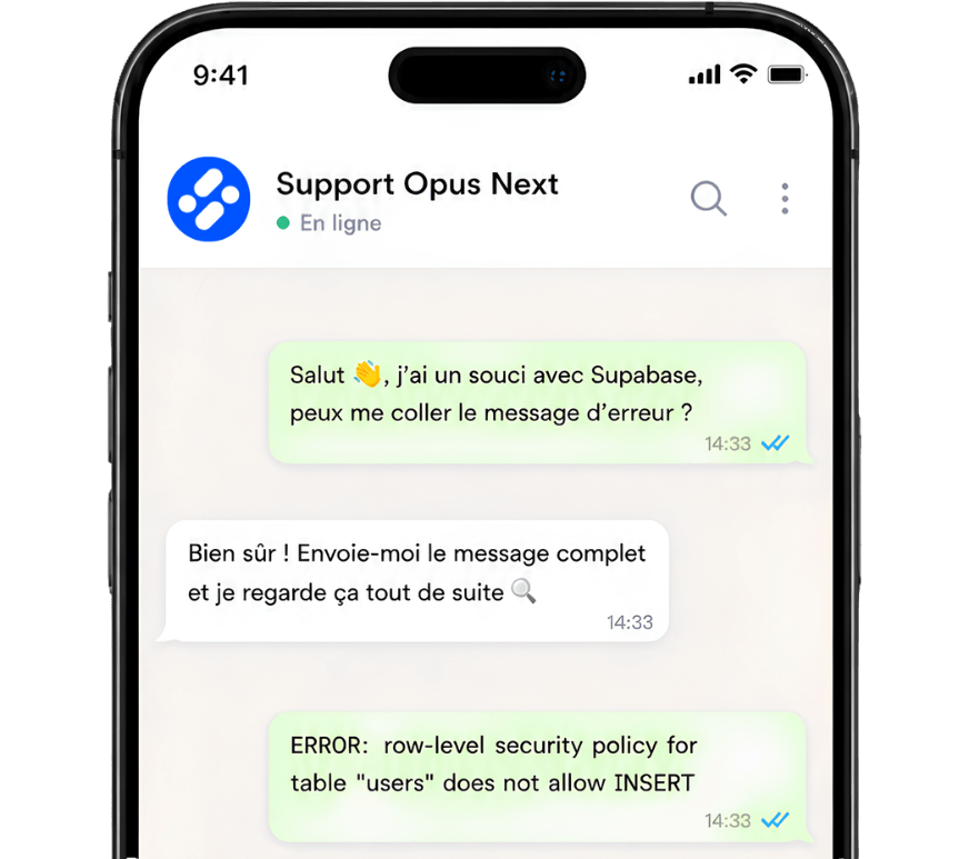 Support Opus NEXT