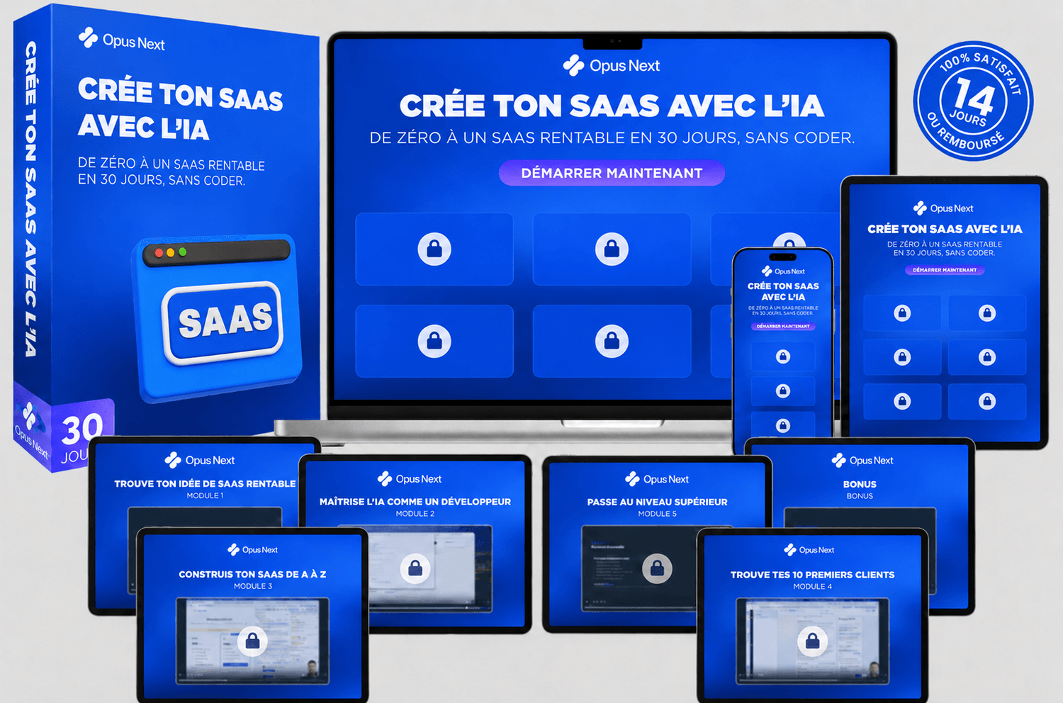 SaaS Builder Mockup