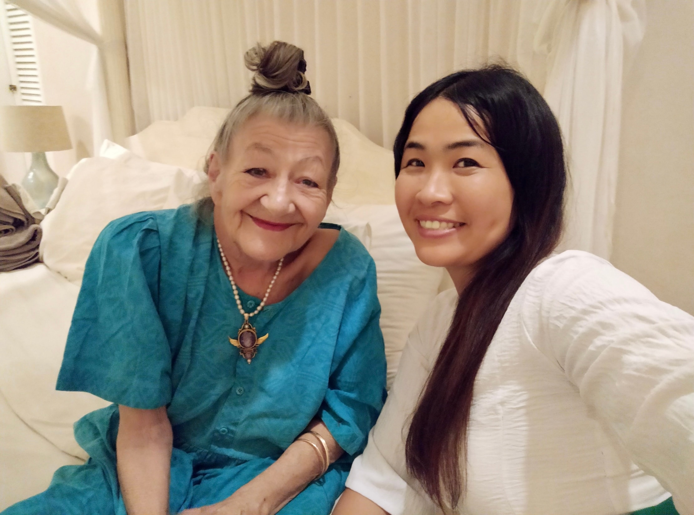 Shankari and the podcast/group admin Lily Wong