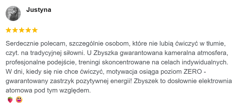 Opinia Justyna