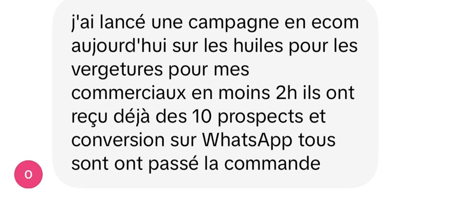 Témoignage e-commerce : 10 prospects en 2 heures
