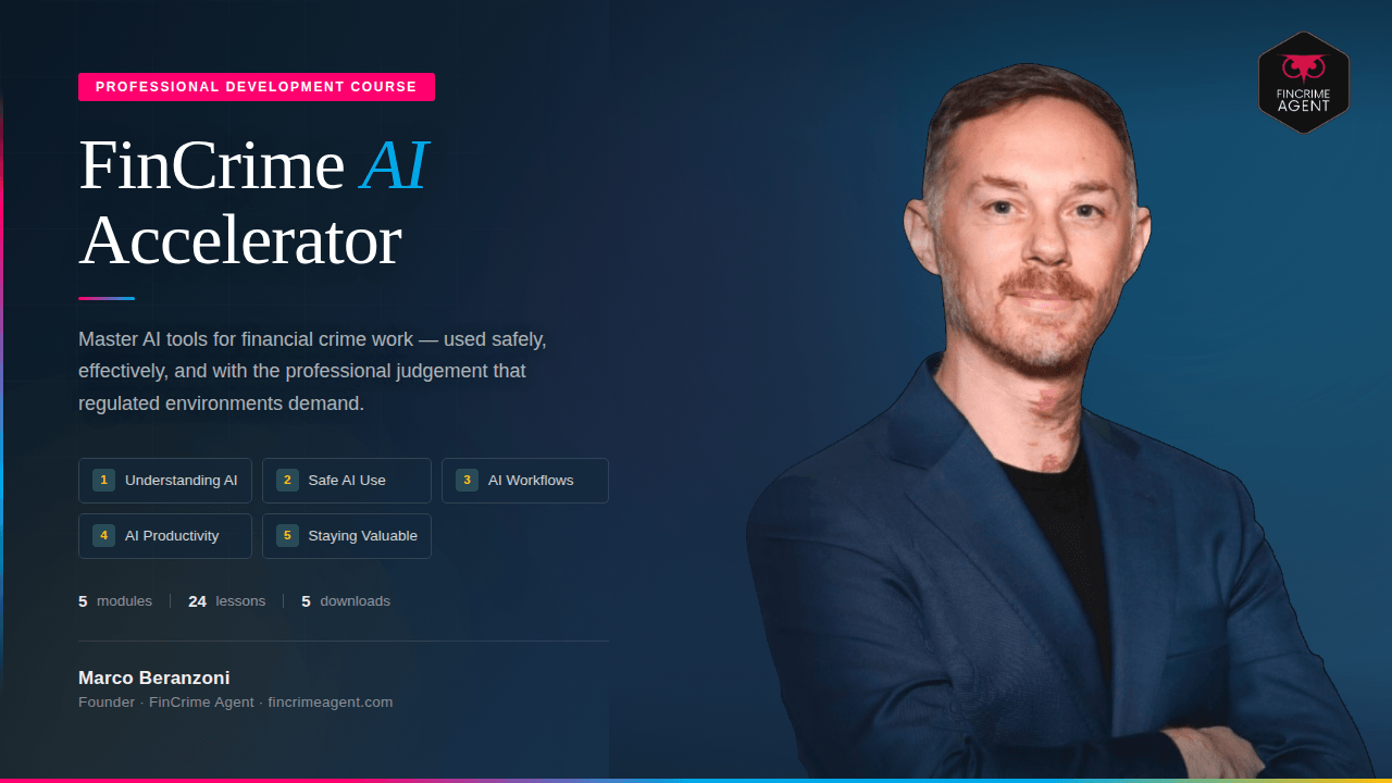 FinCrime AI Accelerator course cover