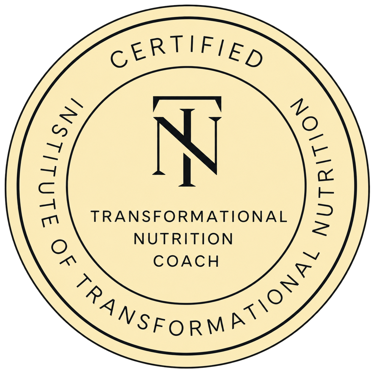 Certified Transformational Nutrition Coach seal