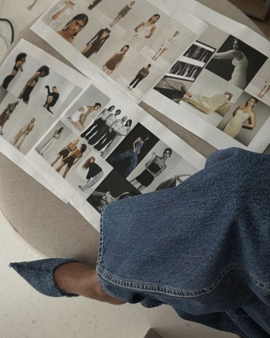Looks impresos para analizar silueta, color y proporción