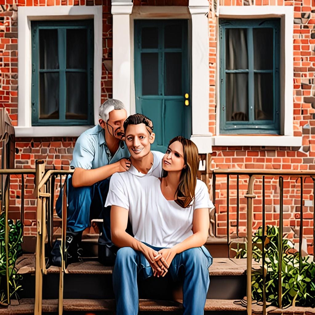 emotionally distant couple home