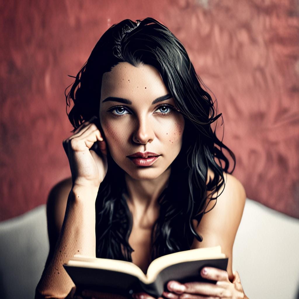thoughtful woman relationship journal