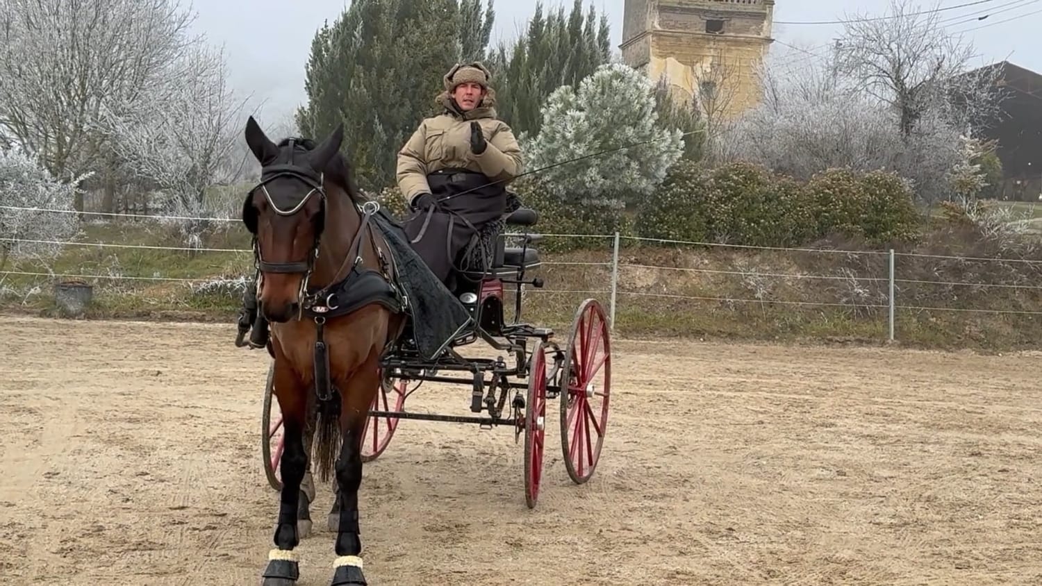 Benjamin Aillaud explique l’incurvation à l’attelage dans la leçon offerte