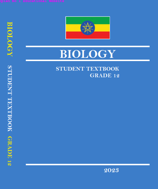 Grade 12 Biology textbook cover image for free PDF download
