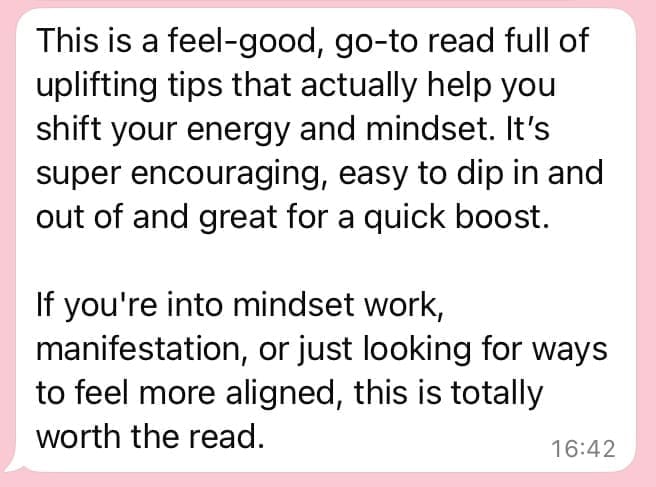 Feedback on the ebook