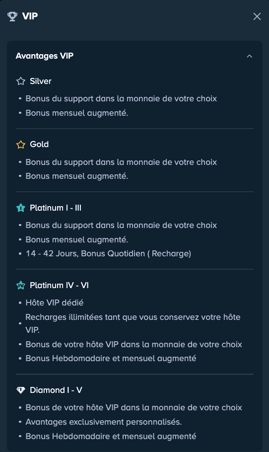 Stake et son programme de recompense