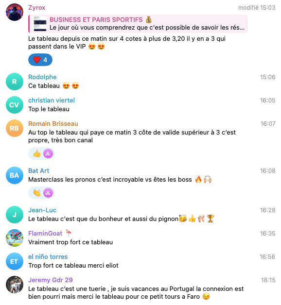 Témoignage membre