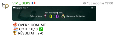 Résultat de pronostic 34