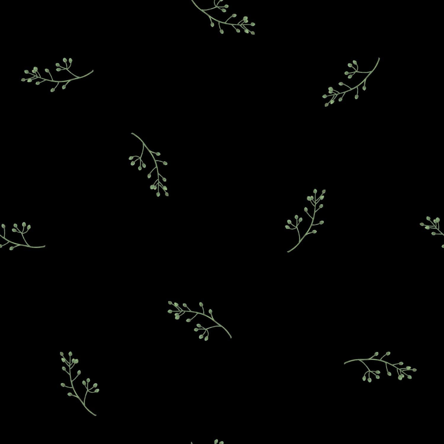 botanical autumn background pattern with leaves, vines, and soft golds – Canva seamless pattern template