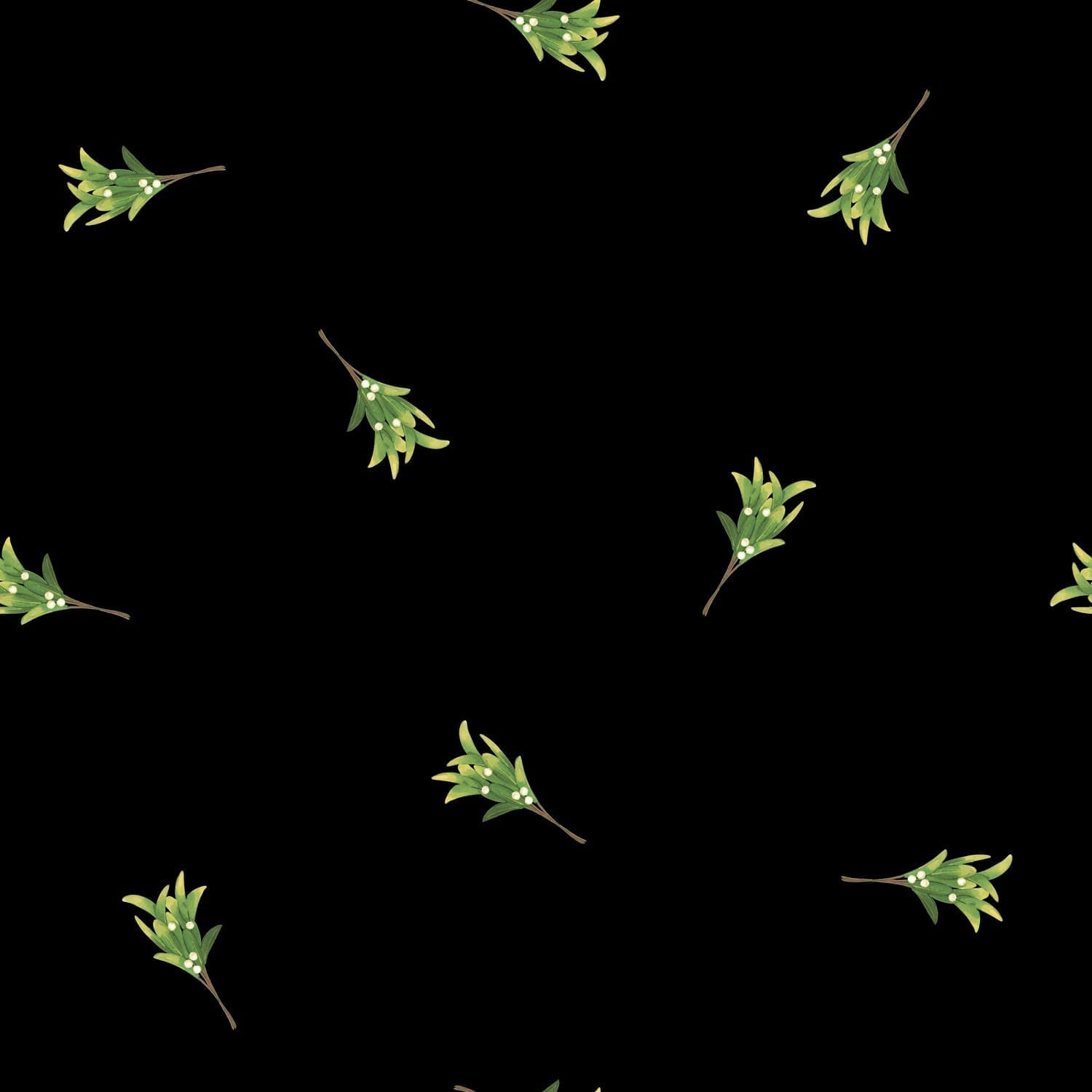 autumn foliage seamless pattern with golden leaves and berries – fall aesthetic wallpaper design