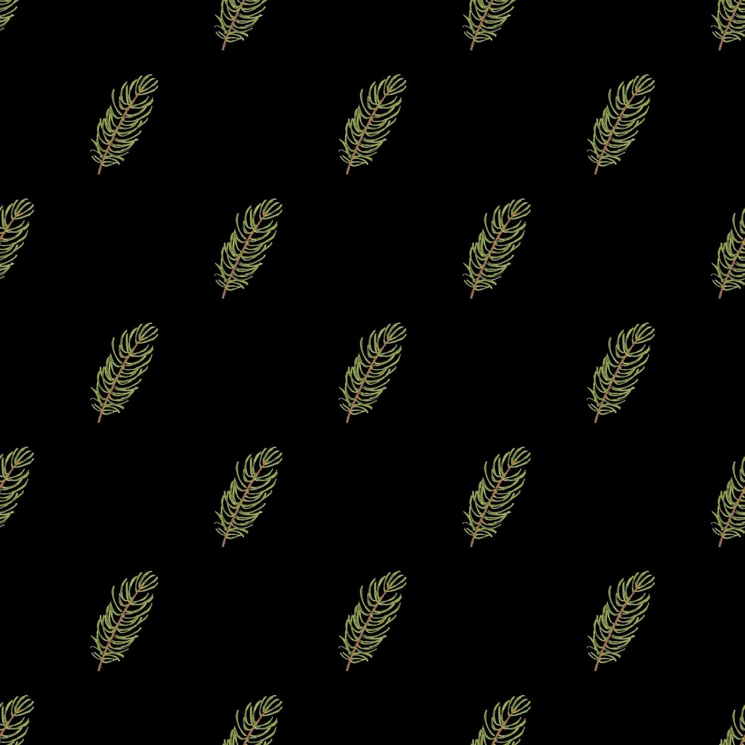 botanical autumn background pattern with leaves, vines, and soft golds – Canva seamless pattern template